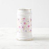 Spring Floral Beer Stein Bierglas (Mittel)