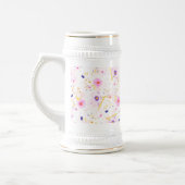 Spring Floral Beer Stein Bierglas (Links)