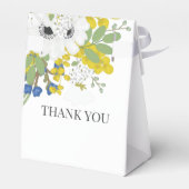 Spring Floral Boquet Brautparty Vielen Dank Geschenkschachtel (Rückseite)