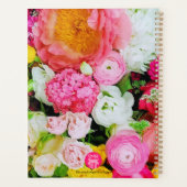 Spring Floral Bouquet 2026 Planner Planer (Rückseite)