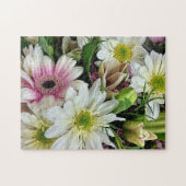 Spring Floral Bouquet mit Daisies Puzzle (Horizontal)