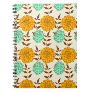 Spring Floral Bouquet Spiral Notebook Notizblock