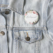 Spring Floral Bridesmaid Button (Beispiel)