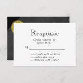 Spring Floral Chalkboard UAWG RSVP Karte (Vorne/Hinten)