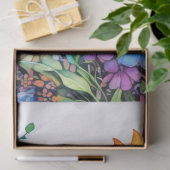 Spring Floral Colourful Tissue Paper Seidenpapier (Geschenk)