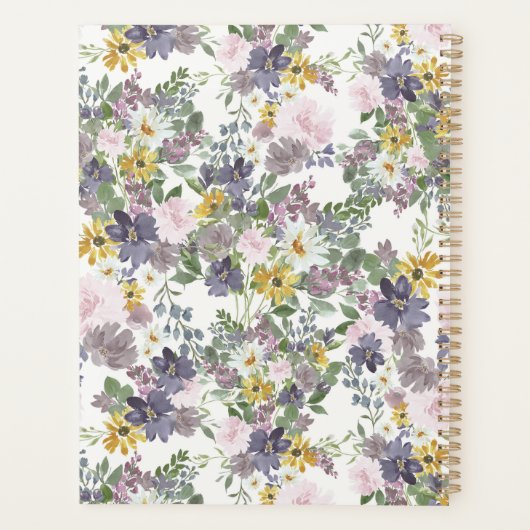 Spring Floral Day Planner Planer (Rückseite)