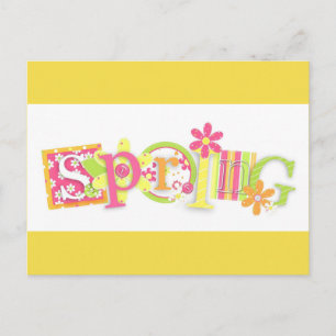 SPRING Floral Design Postkarte