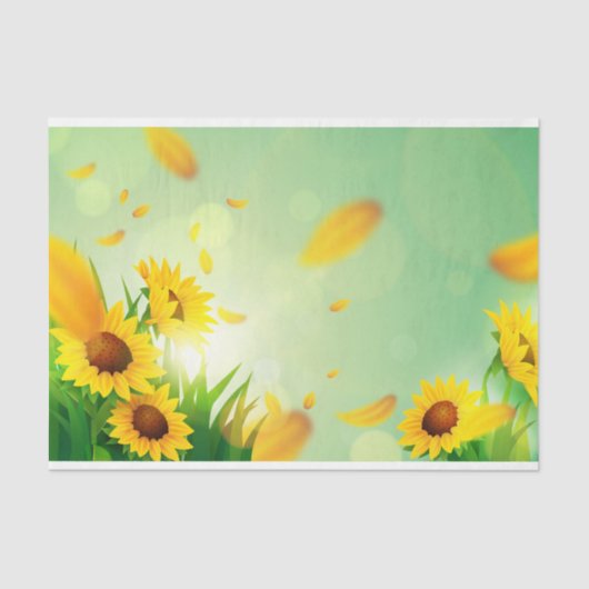 Spring Floral Design Series 7 Seidenpapier (Vorderseite)