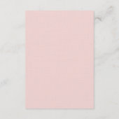 Spring Floral Details Enclosure Card Begleitkarte (Rückseite)