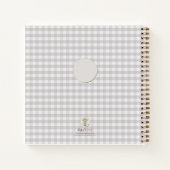 Spring Floral Folk Journal-Notebook mit Zitat Notizblock (Rückseite)