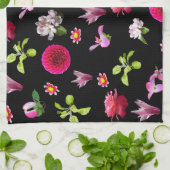 Spring Floral Foto Print Kitchen Handtuch (Gefaltet)