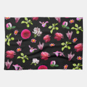 Spring Floral Foto Print Kitchen Handtuch (Horizontal)