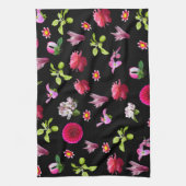 Spring Floral Foto Print Kitchen Handtuch (Vertikal)