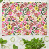 Spring Floral Garden Easter Kitchen Tea  Geschirrtuch (Gefaltet)