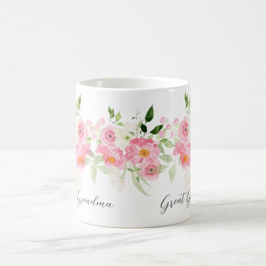 Spring Floral Great Oma Kaffeetasse (Mittel)