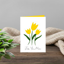 Spring Floral Greeting Card for Mom
