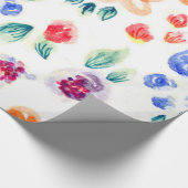Spring Floral I Geschenkpapier (Ecke)