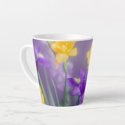 Spring floral Latte Mug Milchtasse (Linke Ecke)