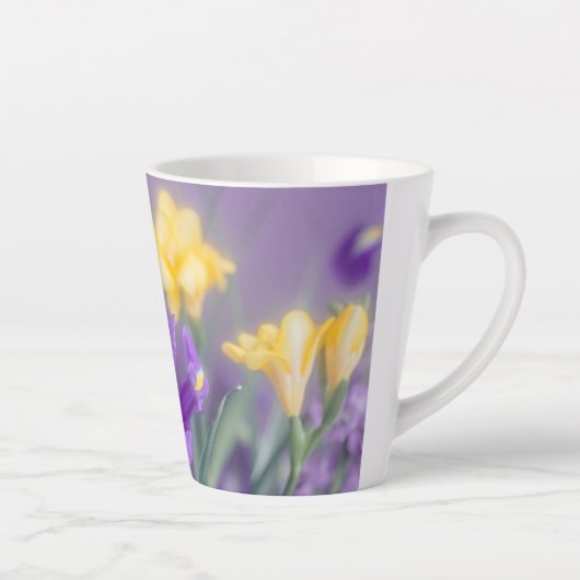 Spring floral Latte Mug Milchtasse (Rechts)