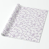 Spring Floral Lavender Lila Vintages Fahrrad Geschenkpapier (Ungerollt)