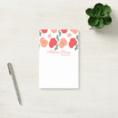 Spring Floral Muster Designer Business Post-it Klebezettel (Büro)