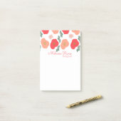 Spring Floral Muster Designer Business Post-it Klebezettel (Auf Schreibtisch)