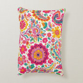 Spring Floral Paisley Dekokissen (Rückseite(Vertikal))