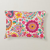 Spring Floral Paisley Dekokissen (Rückseite)