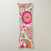 Spring Floral Paisley Pattern Seitenschläferkissen (Rückseite (Vertikal))