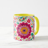 Spring Floral Paisley Tasse (VorderseiteRechts)