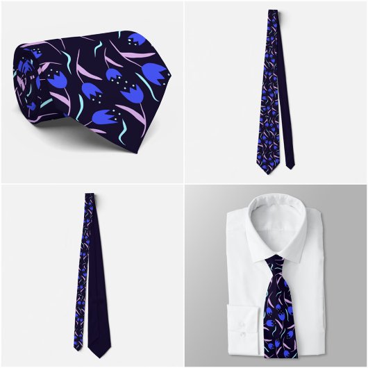 Spring Floral Pattern Collection Krawatte