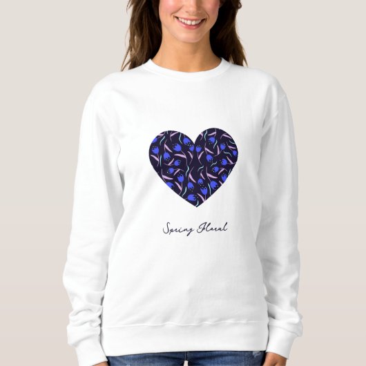 Spring Floral Pattern Collection Sweatshirt (Vorderseite)