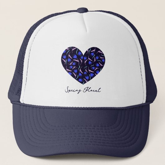 Spring Floral Pattern Collection Truckerkappe (Vorderseite)