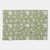 Spring Floral Pattern Geschirrtuch (Horizontal)