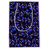 Spring Floral Pattern Lilac Mittlere Geschenktüte (Vorderseite)