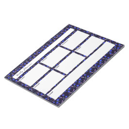 Spring Floral Pattern Notizblock