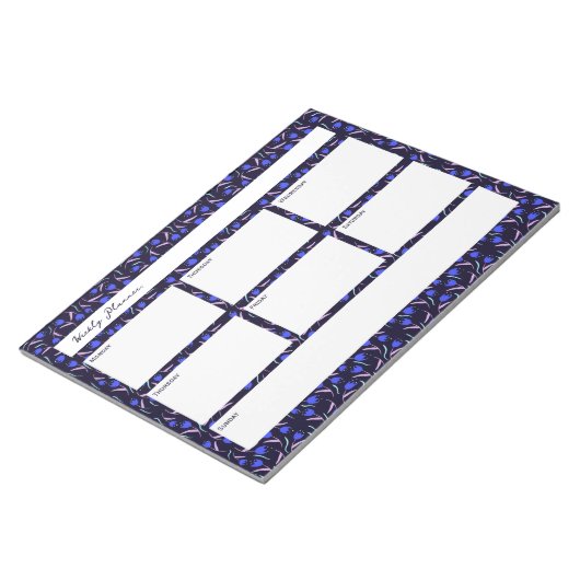 Spring Floral Pattern Notizblock (angewinkelt)