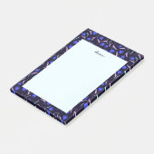 Spring Floral Pattern Post-it Klebezettel (angewinkelt)