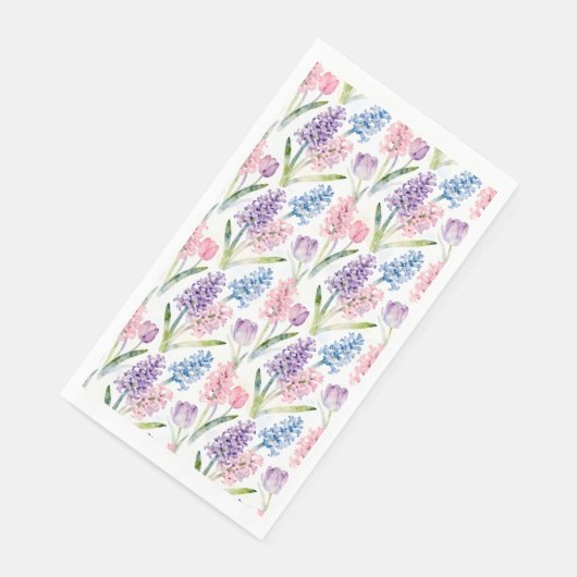 Spring Floral Pattern Serviette (Ecke)