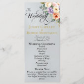 Spring Floral - Silver Wedding Programm (Vorderseite)