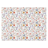 Spring Floral Tablecloth - Wildflower Printed Tischdecke (Vorderseite (Horizontal))