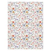 Spring Floral Tablecloth - Wildflower Printed Tischdecke (Vorderseite)