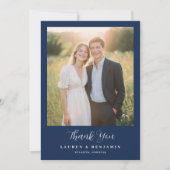 Spring Floral Wedding Dankeskarte (Vorderseite)