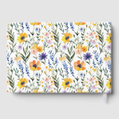 Spring Floral Wedding Gästebuch (Rückseite)