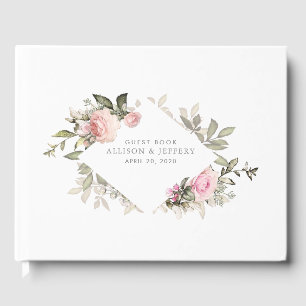 Spring Floral Wedding Guest Book Gästebuch