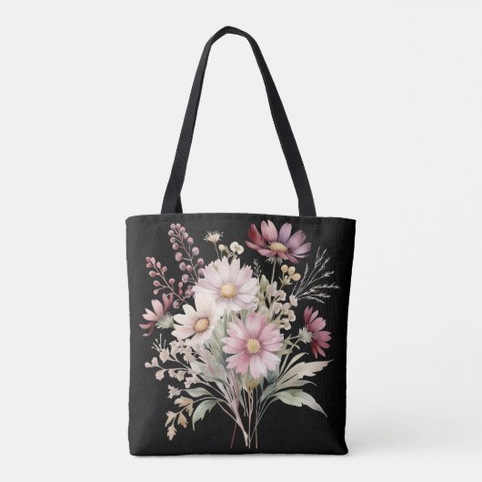 Spring Floral Wedding  Tasche (Rückseite)