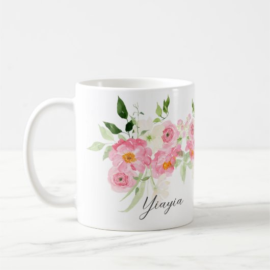 Spring Floral Yiayia Kaffeetasse (Links)
