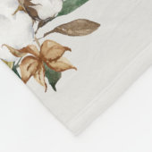 Spring Florals Baby Milestone Blanken Fleecedecke (Ecke)