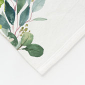 Spring Florals Baby Milestone Blanken Fleecedecke (Ecke)