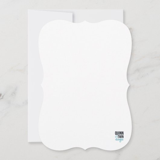 Spring Florals Brautparty Einladung (Rückseite)